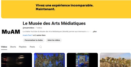 Le MuAM se connecte: plongée dans la chaîne YouTube du Musée des Arts Médiatiques